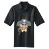 Heavyweight Cotton Pique Polo with Pocket Thumbnail