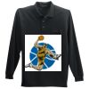 Long Sleeve Silk Touch Polo with Pocket Thumbnail