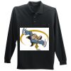 Long Sleeve Silk Touch Polo with Pocket Thumbnail