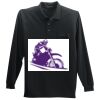 Long Sleeve Silk Touch Polo with Pocket Thumbnail