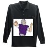 Long Sleeve Silk Touch Polo with Pocket Thumbnail