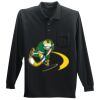 Long Sleeve Silk Touch Polo with Pocket Thumbnail