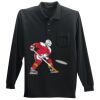 Long Sleeve Silk Touch Polo with Pocket Thumbnail
