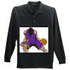 Long Sleeve Silk Touch Polo with Pocket Thumbnail
