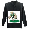 Long Sleeve Silk Touch Polo with Pocket Thumbnail