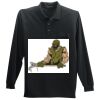 Long Sleeve Silk Touch Polo with Pocket Thumbnail