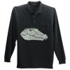 Long Sleeve Silk Touch Polo with Pocket Thumbnail