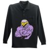 Long Sleeve Silk Touch Polo with Pocket Thumbnail