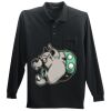 Long Sleeve Silk Touch Polo with Pocket Thumbnail