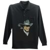 Long Sleeve Silk Touch Polo with Pocket Thumbnail