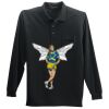 Long Sleeve Silk Touch Polo with Pocket Thumbnail