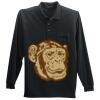 Long Sleeve Silk Touch Polo with Pocket Thumbnail