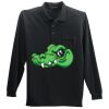 Long Sleeve Silk Touch Polo with Pocket Thumbnail