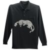 Long Sleeve Silk Touch Polo with Pocket Thumbnail