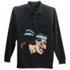 Long Sleeve Silk Touch Polo with Pocket Thumbnail