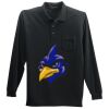 Long Sleeve Silk Touch Polo with Pocket Thumbnail