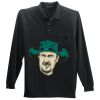 Long Sleeve Silk Touch Polo with Pocket Thumbnail