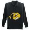 Long Sleeve Silk Touch Polo with Pocket Thumbnail