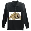 Long Sleeve Silk Touch Polo with Pocket Thumbnail