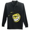 Long Sleeve Silk Touch Polo with Pocket Thumbnail
