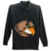Long Sleeve Silk Touch Polo with Pocket Thumbnail