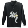 Long Sleeve Silk Touch Polo with Pocket Thumbnail