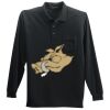Long Sleeve Silk Touch Polo with Pocket Thumbnail