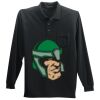 Long Sleeve Silk Touch Polo with Pocket Thumbnail