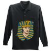 Long Sleeve Silk Touch Polo with Pocket Thumbnail