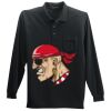 Long Sleeve Silk Touch Polo with Pocket Thumbnail