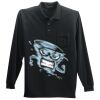 Long Sleeve Silk Touch Polo with Pocket Thumbnail