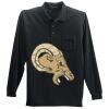 Long Sleeve Silk Touch Polo with Pocket Thumbnail