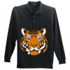 Long Sleeve Silk Touch Polo with Pocket Thumbnail