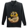 Long Sleeve Silk Touch Polo with Pocket Thumbnail