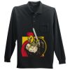 Long Sleeve Silk Touch Polo with Pocket Thumbnail