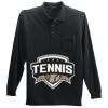 Long Sleeve Silk Touch Polo with Pocket Thumbnail