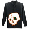 Long Sleeve Silk Touch Polo with Pocket Thumbnail