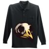 Long Sleeve Silk Touch Polo with Pocket Thumbnail