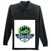 Long Sleeve Silk Touch Polo with Pocket Thumbnail