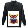 Long Sleeve Silk Touch Polo with Pocket Thumbnail