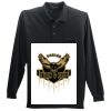 Long Sleeve Silk Touch Polo with Pocket Thumbnail