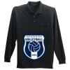Long Sleeve Silk Touch Polo with Pocket Thumbnail