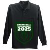 Long Sleeve Silk Touch Polo with Pocket Thumbnail