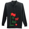Long Sleeve Silk Touch Polo with Pocket Thumbnail