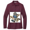 Women's Silk Touch Long Sleeve Polo Thumbnail