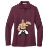 Women's Silk Touch Long Sleeve Polo Thumbnail