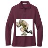 Women's Silk Touch Long Sleeve Polo Thumbnail