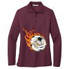 Women's Silk Touch Long Sleeve Polo Thumbnail