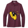 Women's Silk Touch Long Sleeve Polo Thumbnail