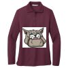 Women's Silk Touch Long Sleeve Polo Thumbnail